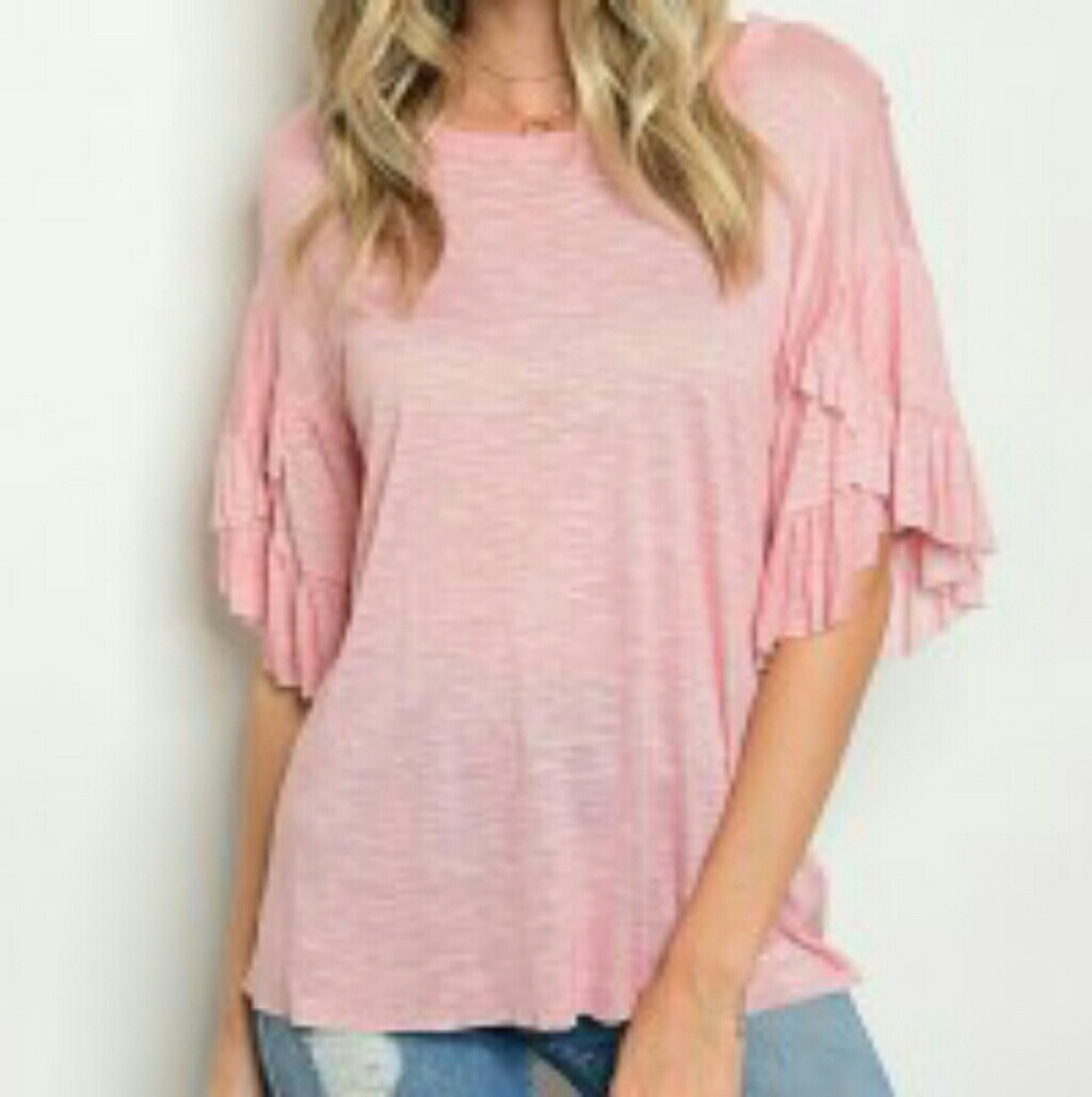 LAST 2!  Light Pink Top